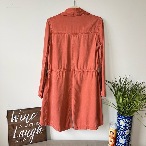 Max Jeans Spiced Coral Duster Jacket - Picture 5 of 13